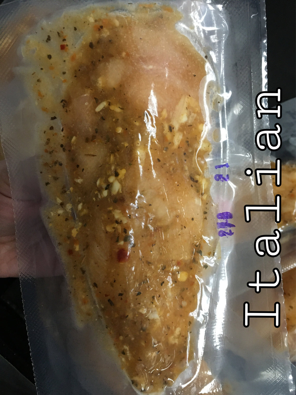 Italian with bruschetta chicken