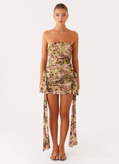 Georgie Mini Dress - Swirl Leo