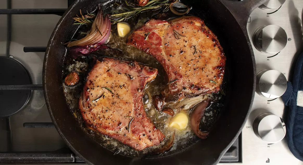 Omaha Steaks Smoked Bone-In Pork Chops
