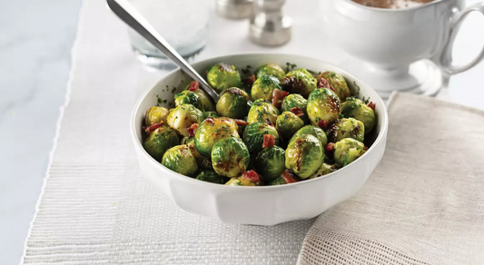 Omaha Steaks Brussels Sprouts with Bacon & Shallots